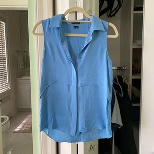 Theory Sleeveless Silk Blouse